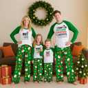 Matching Christmas Pajamas for Family Sets Holiday Jammies Sleepwear Christmas Pjs for Women Men Couples (White)