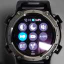 2026 AI Smart Watch with Standalone GPS & Offline Maps, 5ATM Waterproof, 1.43" AMOLED, 21-Day Battery, 178 Sports Modes, Compass, Heart Rate/SpO2/Stress/Sleep Monitor, for Android iOS Men Women Black