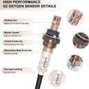 Oxygen O2 Sensor Upstream Downstream for Chry 300, for Dodge Challenger Charger Dakota Durango Grand Caravan Journey Neon Nitro, for Jeep Commander Grand Cherokee Wrangler JK 56028994AA, 56028994AB