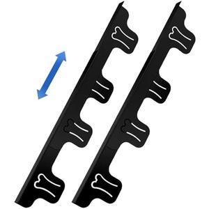 Amundo Stove Gap Covers - Stainless Steel, Stove Counter Gap Covers, Oven Gap Cover Length Retractable 13.8" to 27.5" for a Variety of Furnaces, Heat Resistant & Effectively Sealing Spills in Kitchen