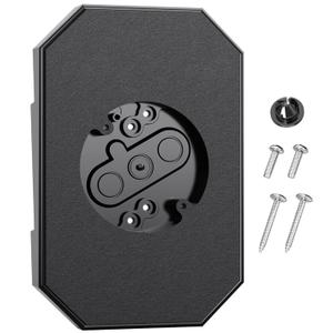 Vinyl Siding Mounting Blocks, 8141DBL Siding Mounting Kits with Built-in Electrical Box for 1/2 inch Lap Double, Outdoor Mounting Plate Kit, 1 Pack