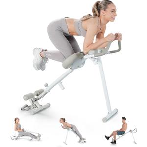 WONDER CORE Pro Max, Ab Machine for Stomach Workout, Ab Workout Equipment for Home Gym, Ab Trainer, 4-in-1 Exercise Equipment: Rowing Machine, Leg Press Machine, Ab Glider Machine, Roman Chair