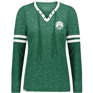 Holloway NBA Women's Monterey Long Sleeve Tee  Athletic Shirt, Ideal for Sports & Casual Wear (Large, Multi)