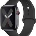 Compatible with Apple Watch Band 41mm 40mm 38mm 49mm 45mm 44mm 42mm,Soft Silicone Sport Band Replacement Strap with Classic Clasp for iWatch Series 8 7 6 5 4 3 2 1 SE