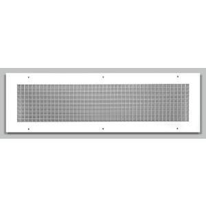 HVAC Premium 8'' x 24'' or 24'' x 8'' Cube Core Eggcrate Return Air Grille - Aluminum Rust Proof - HVAC Vent Duct Cover - White [Outer Dimensions: 9.75 X 25.75]