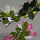 HAIMEIKANG Hawaiian Hair Clip, 3 Pieces Tropical Flower Hair Pins - Artificial Hawaiian Flower Hair Accessories in White, Rose Red, and Purple for Women, Wedding Hair Piece