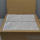 SNSLXH 5 Pack Stackable Closet Storage Basket, Multifunctional & Foldable Closet Organizer for Bathroom Kitchen Laundry Room Wardrobe Storage, Space-Saving Clothes Storage Drawer Organizer, White