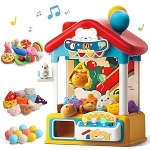 Skirfy Large Claws Machines for Kids with Prizes Bear Claws Machines, Kids Toy, Perfect for Parties, Mini Vending Game, Fun Toy for Indoor Home Arcades Birthday Gift for Girls Age 6+ Collecting Prizes