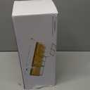 Acrylic Desk Organizer 4-Piece Desk Kit + Free Complimentary Acrylic Ruler, Desktop Organization for Office or Home (Gold)