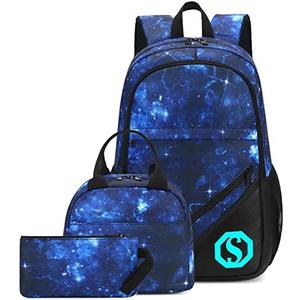 School Backpacks Girls Bookbag Cute Lightweight Backpack Kids Lunch bag and Pencil case