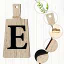 Jetec Cutting Board Eat Sign Set Hanging Art Kitchen Eat Sign Farmhouse Fork and Spoon Wall Decor Rustic Primitive Country Kitchen Decor for Home over Cabinet Decoration(Red, Black, Beige)