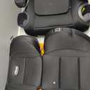 Chicco KidFit ClearTex Plus 2-in-1 Belt-Positioning Booster Car Seat, Backless and High Back Booster Seat, for Children Aged 4 Years and up and 40-100 lbs., Obsidian/Black, Manufactured Date 03/2026, Do Not Use After 03/20234