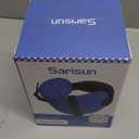 Travel Pillows for Airplanes, Airplane Pillow for Long Flight, Airplane Head Strap with Eye Mask for Sleep, Travel Neck Pillow for Car Road Trip, 360 Support Headrest, Stop Bobblehead, Black