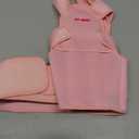 Fit Geno Posture Corrector for Women: Adjustable Lightweight Upper Back Brace for Neck Shoulder & Upper Back Pain Relief - Improve Posture Correct Hunchback Slouching Kyphosis Invisible Under Clothes (M/L Under Bust 32"-45") (Pink)