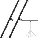 Juexica 2 Pcs DJ Lighting T-bar Cross DJ Lighting Extension Cross Bar Mount for Tripod Speaker Stand DJ Lighting Tripod Mount