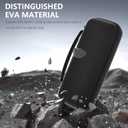 GLDRAM Black Carrying Case for Nintendo Switch 2 (2025), Durable Hard Shell Protective Travel Bag with Expanded Accessory Compartment & Game Cartridge Case Portable Storage Pouch for Nintendo Switch 2