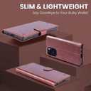 Wallet Case for iPhone 15 Series, RFID Blocking Credit Card Holder, PU Leather Folio Flip Kickstand Protective Shockproof Cover for Apple 15 Series (Brown, iPhone 15 Pro Max - 6.7")