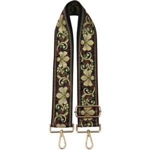 ZANQANO Purse Strap Replacement Crossbody Bag Women Wide Adjustable Jacquard Woven Handbag Straps (Vintage Flower G)