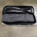 Back Seat Extender for Dogs with PU Leather, Detachable Hard Bottom Car Seat Cover for Dog Holds 400lbs, Large Space Backseat Extender, Hammock for Car, SUV with Mesh Window