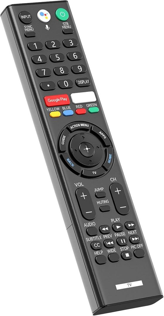 RMF-TX310U Voice Replacement Remote Control with Mic for Sony 4K Smart Bravia TV XBR-43X800G XBR-49X800G XBR-49X900F XBR-55X800G XBR-65X900F XBR-65X800G XBR-75X900F XBR-75X800G XBR-85X900F