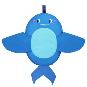 KAKIBLIN Inflatable Bathtub Baby Bath Bather for Baby, Inflatable Baby Bather, Swaddle Wings and Storage Bag, Portable Travel Infant Bathtub for Newborns and Infants 0-6 Months (Blue Whale) 