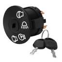 539107541 Ignition Switch with Key 7 terminals Compatible with Husqvarna 532175566 Cub Cadet John Deere Craftsman MTD Replace 725-1741 925-1741 175566 175442 GY20074 94762 163968 L100-L130
