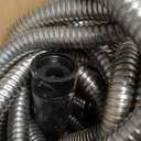 BIONIC STEEL 50 Ft Metal Garden Hose with Sprayer Nozzle, Non Kinking Designed Stainless Steel Heavy Duty Water Hose 50Ft x 5/8 in. Ultra Flexible NON Expandable for Uninterrupted Water Flow, 500 PSI