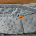 Alomidds Weighted Blanket (60"x80",15lbs Queen Size - Grey), Weighted Blankets for Adults and Kids, Cooling Breathable Soft and Comfort Minky, Heavy Blanket Microfiber Material with Glass Beads