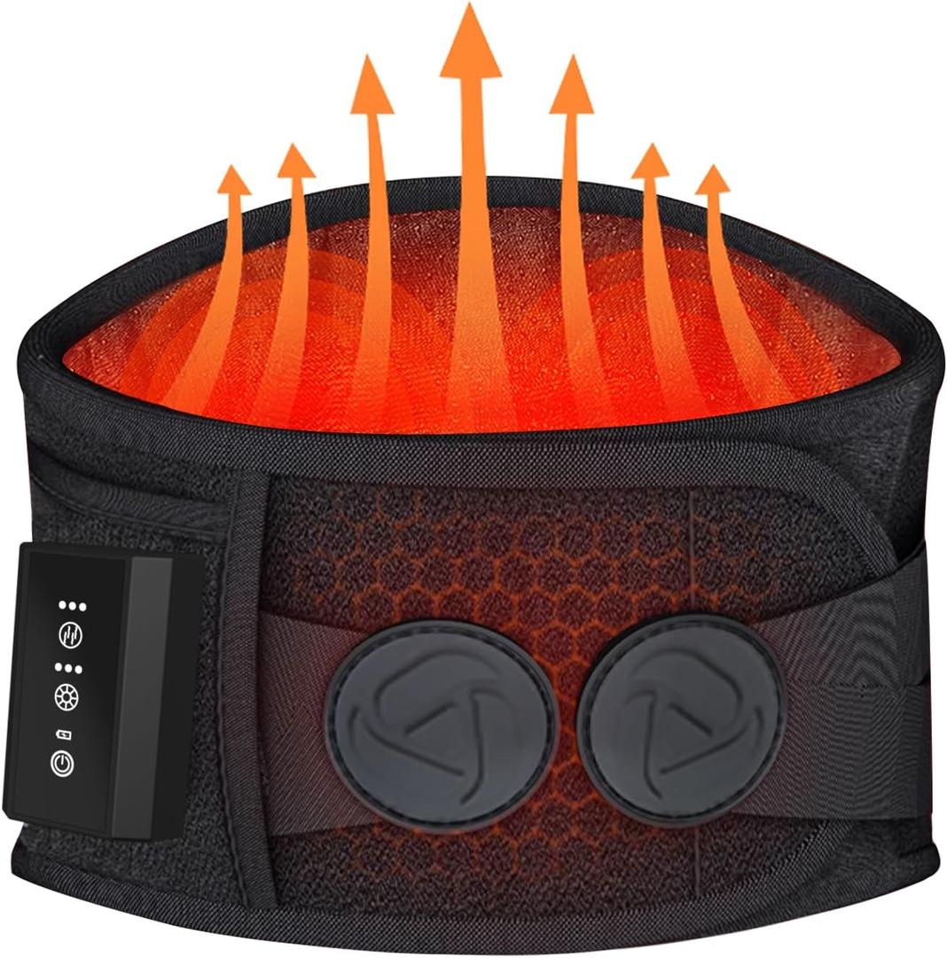 Heating Pad for Back,Mothers Day Birthday Gifts for Mom Dad Women Men Her Him,Back Massager for Pain Relief Deep Tissue,Gifts for Women Men