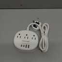 UK Adapters for Travel(13A), US to UK Plug Adapter with 3 Outlets 4 USB Ports (2 USB-C) Total Output 24W, Type G Travel Adapter for USA to British Ireland Scotland Hong Kong