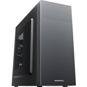 PC Case Support 5.25" ODD, ATX Computer Case Pre-Install 1x120MM Fan+1x80MM Fan, Desktop ATX Tower Case, USB 3.0 Classic Retro Design, Black,852