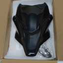 Motorcycle Windscreen Windshield for Yamaha MT-07 FZ-07 MT07 FZ07 2021 2022 2023 Fairing Wind Screen Deflector Visor Protector (Black)