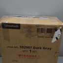 Heybly Cat Tree with Toy, Cat Tower Condo for Indoor Cats, Cat House with Padded Plush Perch, Cozy Hammock and Sisal Scratching Posts, Smoky Gray HCT004SG (43.3 inch)