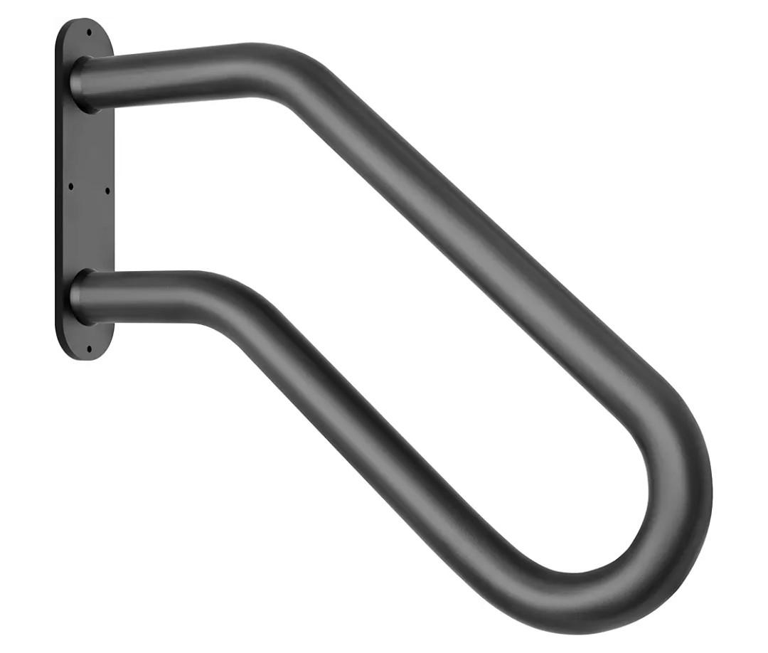 Handrails for Outdoor Steps, Heavy Duty Non-Slip Handrail, U-Shaped Safety Hand Rails, Wall-Mounted Rail for 1-3 Step Stairs, 19" Length Railings for Indoor and Outdoor Handrails for Outdoor Steps, Heavy Duty Non-Slip Handrail, U-Shaped Safety Hand Rails, Wall-Mounted Rail for 1-3 Step Stairs, 19" Length Railings for Indoor and Outdoor