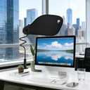 Adjustable Office Desk Shade, Cubicle Shade and Car Shade, Glare and Disturbance Protection for Working Spaces, Black