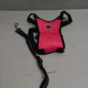 SlowTon Dog Seat Belt Harness for Car, Dog Car Harness Adjustable Mesh Breathable & Dog Seatbelt Safety Tether with Elastic Bungee for Small Medium Large Pets(Fuchsia, Double Clip, L)