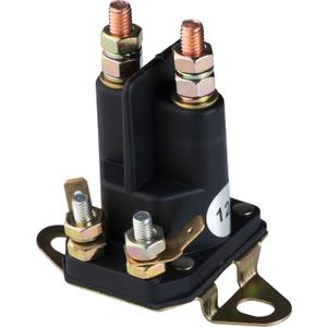 BlueStars 4-Pole 146154 145673 Starter Solenoid - Compatible with Craftsman LT1000 Poulan Husqvarna Lawn Mower 2654 532146154 178861 168327 168327 1685290 1686981 73233 109081X