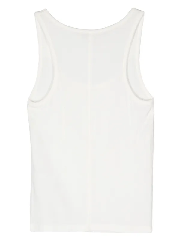 White racerback tank Top Size S