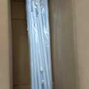 AIZESI 6PCS Tension Curtain Rod 28 to 48 Inch White No Drilling Adjustable Spring Curtain Rods for Window, Doorway, Closet, Bathroom, Kitchen
