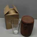 LIGHTEN LIFE 60th Birthday Gifts for Men 16oz,1966 Beer Glass in Barrel Box,60th Birthday Gift Ideas,1966 Pint Glass for 60 Years Old Dad,Husband