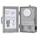 DEWENWILS WiFi Pool Pump Timer, Heavy Duty 40A 120-277 VAC 2HP Wireless Controller Timer for Pool, Water Heater, Works with Alexa, Google Assistant, Smart Life, ETL Listed