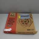 Chef Pomodoro Aluminum Metal Pizza Peel with Foldable Wood Handle for Easy Storage, Pizza Spatula, Gourmet Luxury Pizza Paddle for Baking Homemade Pizza Bread (16 inch)