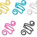 5 Pcs Crochet Ring Handmade Crochet Tension Ring Handmade Yarn Ring for Crocheting Adjustable Crochet Ring Knitting Crochet Rings for Finger Gifts for Mom Crocheters Knitters Good Knitting Companion