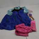 Princess Costumes Birthday Party Dress Up for Little Girls/Long Sleeve with Cape, 130 CM