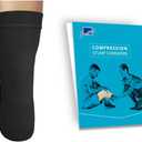 Prosthetic Stump ShrinkersBelow Knee, 55cm, Compression, Amputee Socks, 20-30, Daily use, Taiwan Excellence M (Black)