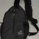 WATERFLY Crossbody Sling Backpack Sling Bag Travel Hiking Chest Bag Daypack