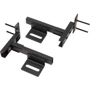 Headboard Brackets, Adjustable Bed Headboard Wall Mounting Brackets, Universal Brackets for Metal Bed Frame, Footboard Extension Kit for Twin Full Queen King Size Bed (Small Size)