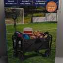 MacSports Mac Sports - Mac Sports Extra Long Folding Cargo Cart for Field Outdoor Use