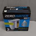ZeroWater Official Replacement Filter - 5-Stage 0 TDS Filter Replacement - System IAPMO Certified to Reduce Lead, Chromium, and PFOA/PFOS, 2-Pack