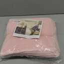 Amazon Basics Face Towels For Bathroom, 100% Cotton Extra Absorbent Washcloth , Fast Drying - Salon Towel - 12 Pack Petal Pink (12 X 12 Inches)
